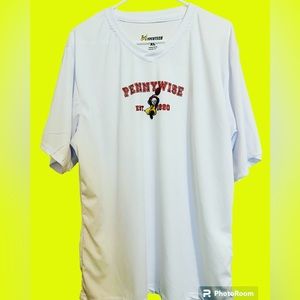 Pennywise Est. 1990 Hypertech V-Neck White Shirt XL New